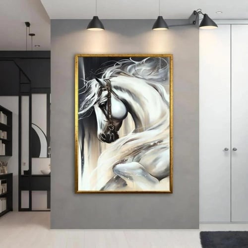 لوحات فنية كانفس للخيل (طباعة)