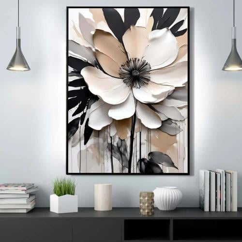 لوحة كانفس فن تجريدي (طباعة)