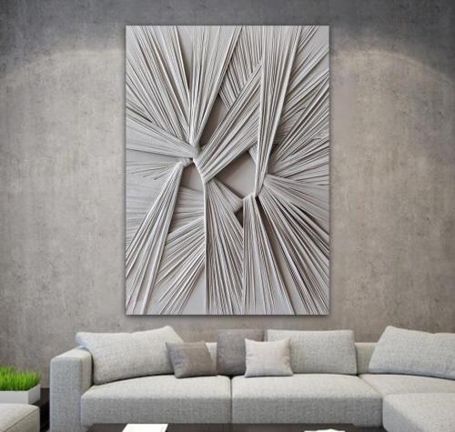 لوحة فن كانفس تجريدي (طباعة)