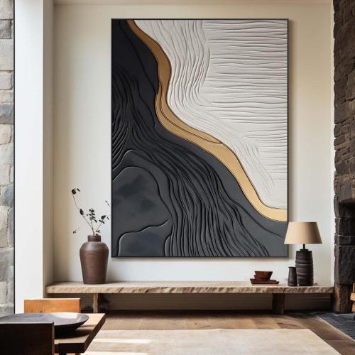 لوح فن تجريدي - طباعة