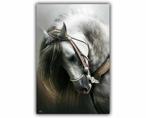 لوحات فنية للخيل (طباعة)