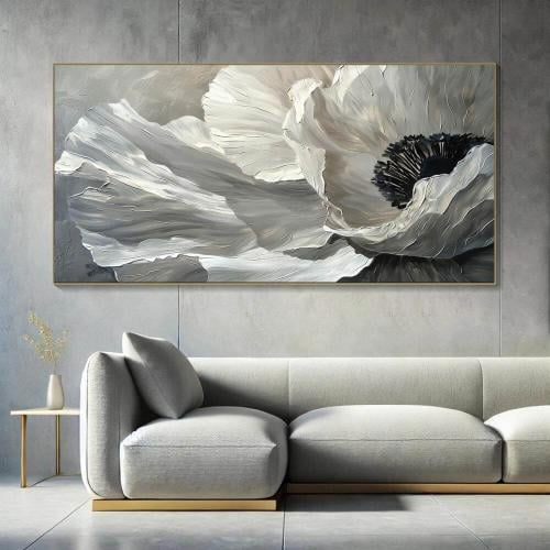 لوحة ورد -كانفس - طباعة