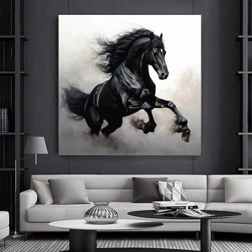 لوحات فنية للخيل (طباعة)