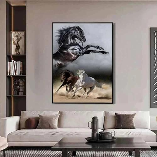 لوحات فنية للخيل (طباعة)
