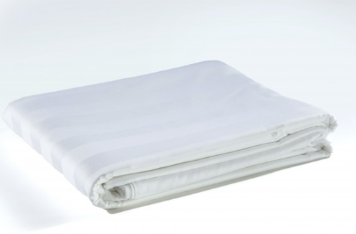 غطاء سرير (ملاءة-شرشف) مفرد أبيض فاخر 210×280 سم