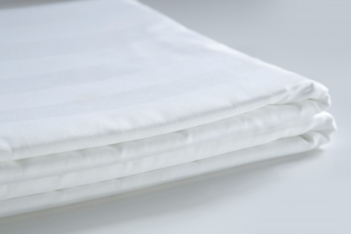 غطاء سرير (ملاءة-شرشف) مزدوج أبيض فاخر 260x280 سم