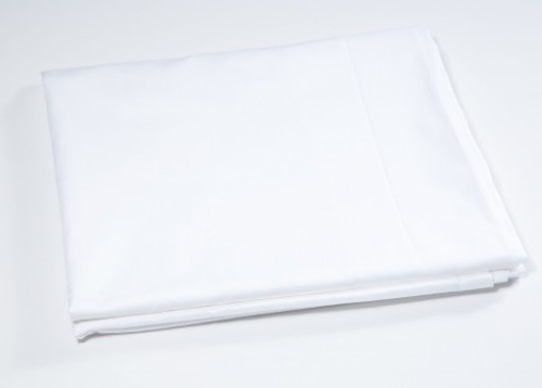 غطاء سرير (ملاءة-شرشف) مفرد أبيض بريميوم 210×280 س...