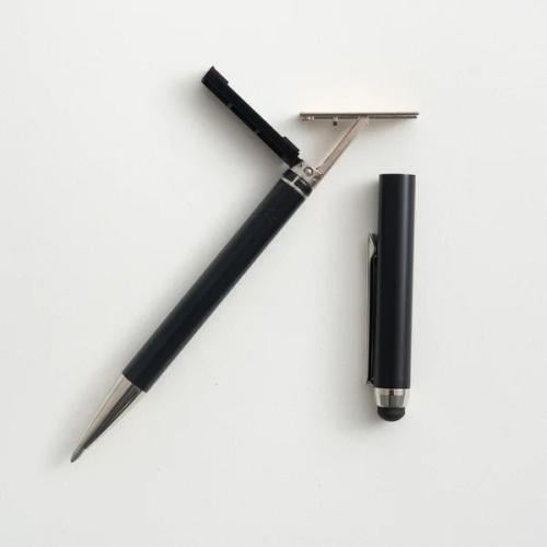 ختم قلم ألماني كلاسيكي (مع لمس شاشة) - أسود