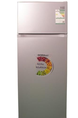 ثلاجة بابين دورا سات 7.3 قدم –210 فضي