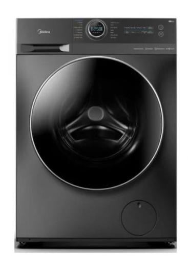 غسالة ملابس ميديا 12 كيلو تعبئة أمامية، استيل - MF...