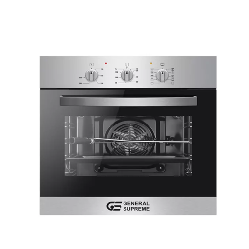 جنرال سوبريم فرن كهرباء بلت ان, 60 سم, فضي / بولند...