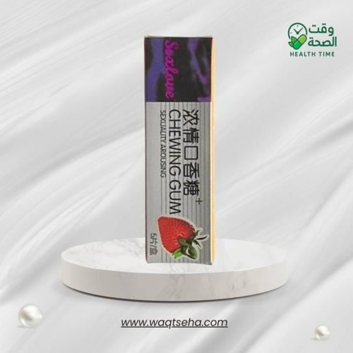 علكة لوف (Love) بنكهة الفراولة لتعزيز الحيوية والا...