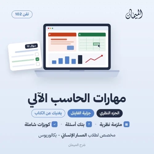 ملزمة تقن 102 النظرية جزئية الفاينل