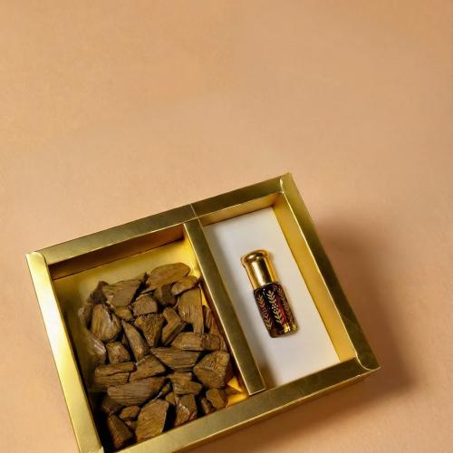 Oud oil package from Cambodia, perfumed + Moroccan...