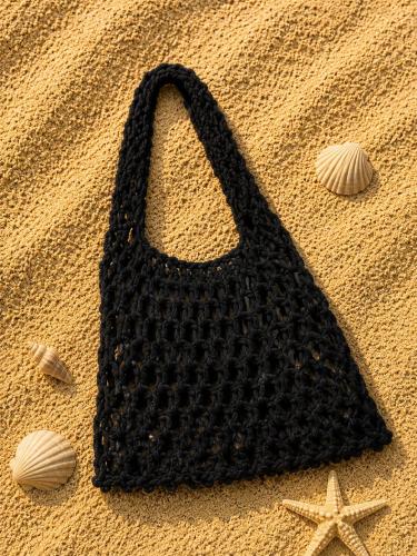 Macrame Beach Tote Bag