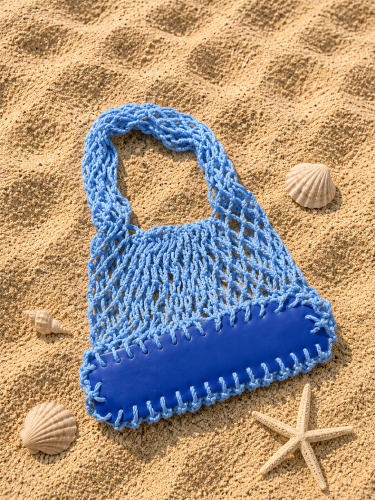 Macrame Beach Tote Bag
