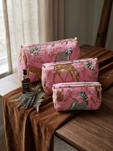 Set of quilted bags: 6