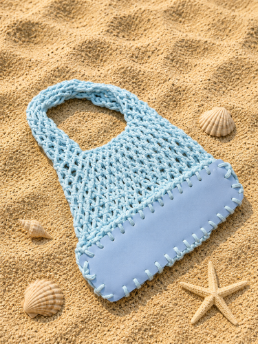 Macrame Beach Tote Bag