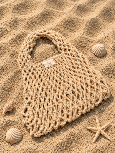 Macrame Beach Tote Bag