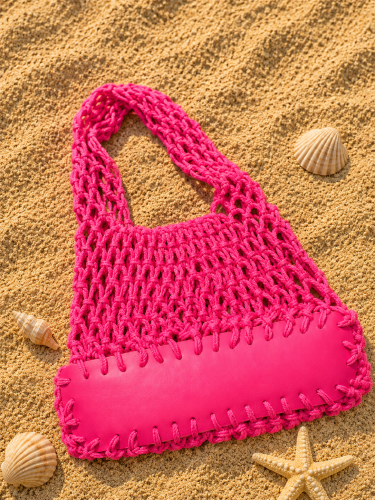Macrame Beach Tote Bag