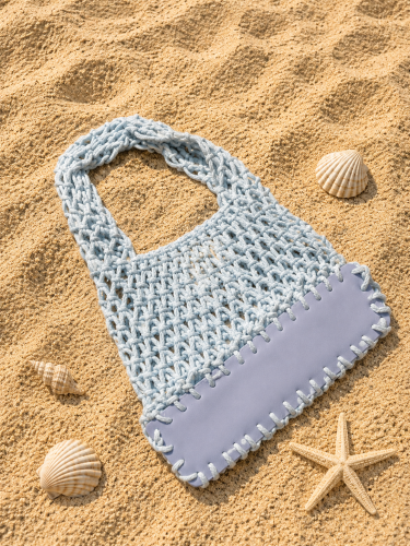 Macrame Beach Tote Bag