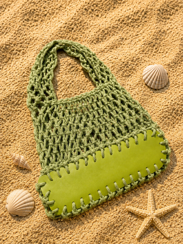 Macrame Beach Tote Bag