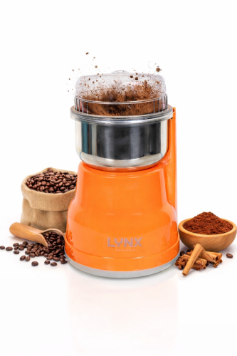 مطحنة قهوة لينكس (LYNX)– محرك نحاسي وشفرات ستانلس ستيل لأداء احترافي