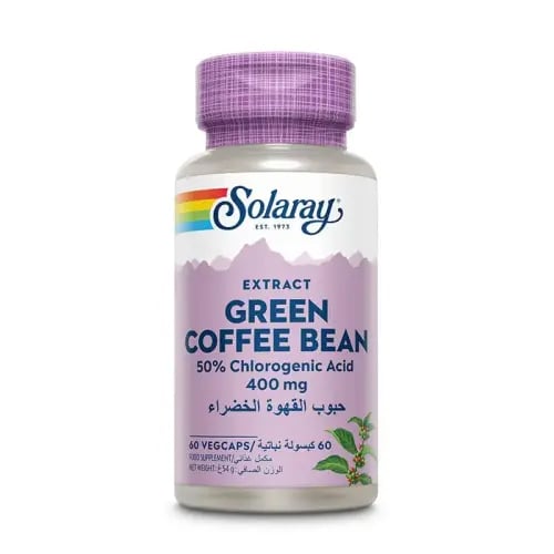 مكمل مستخلص حبوب القهوة الخضراء 400 مجم - 60 كبسول...