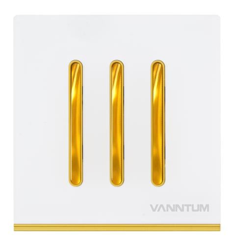 Triple key, gold-colored