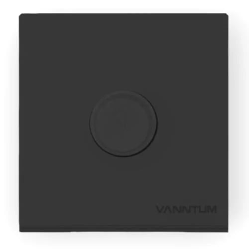 Dimmer switch for lighting 1000 watts - black