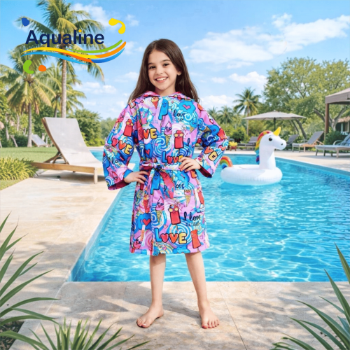 Colored Ice cream Robe - A008