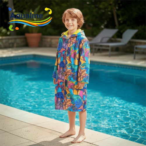 Colored Dinosaur Robe - A038