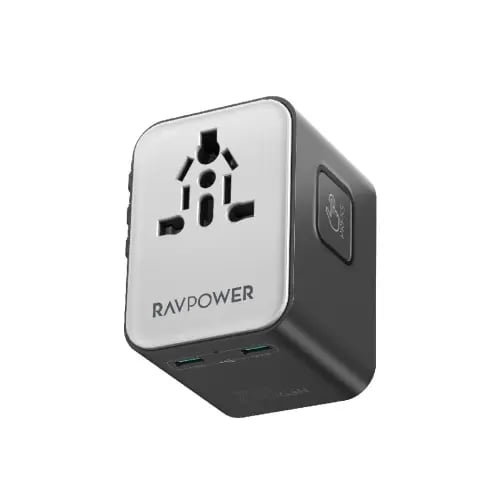 فيش سفر RavPower 1840 واط - 3 منافذ (USB & Type-C)