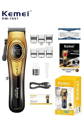 ماكينة حلاقة شعر احترافية Kemei KM-1691 - موتور 90...