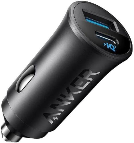 شاحن سيارة انكر منفذين (USB-C & USB-A)