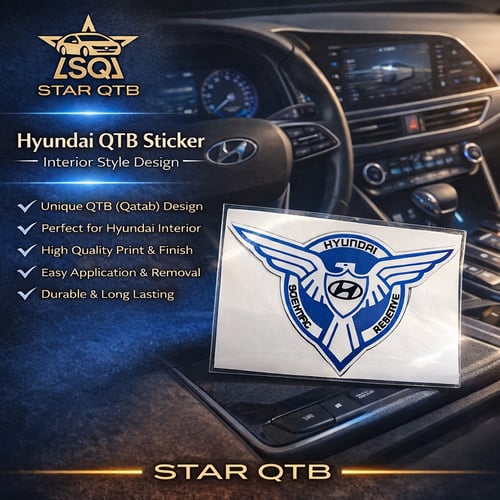 Hyundai pole sticker