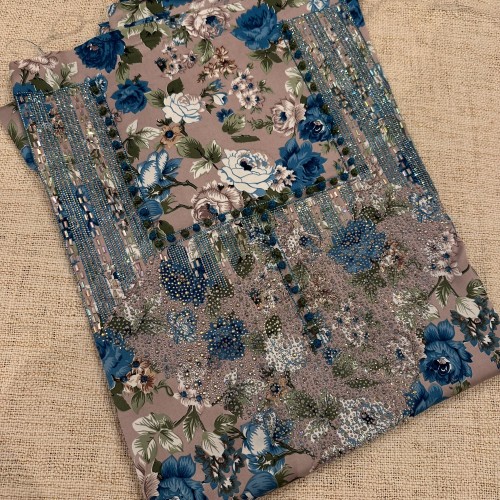 مخور حرير - ورود تركوازي