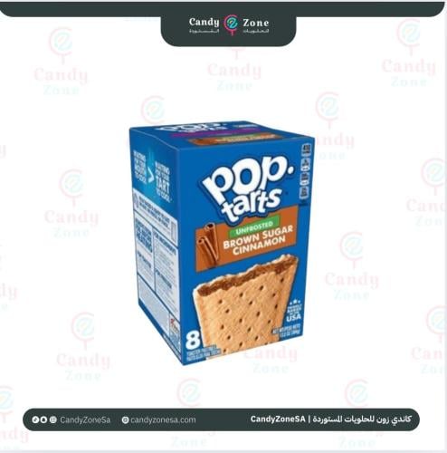 بوب تارتس بنكهة سكر بني وسينامون -Kellogg's Pop Ta...