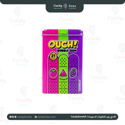 علكة اوتش لبان الاصلية نكهات Ouch! bubble gum
