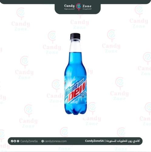ماونتن ديو بلو شوك بنكهة التوت الازرق 400 مل
