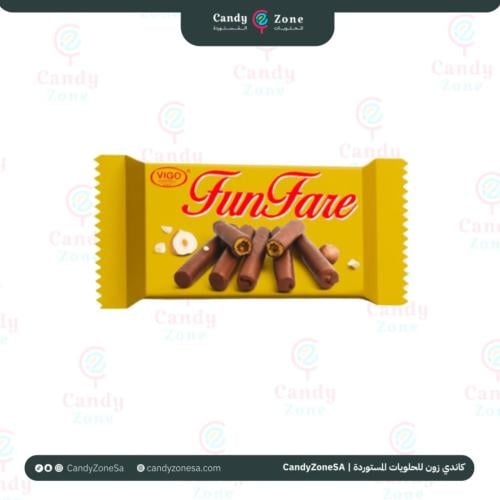 فان فير فيجو بسكويت محشوة بكريمة البندق و الشوكولا...