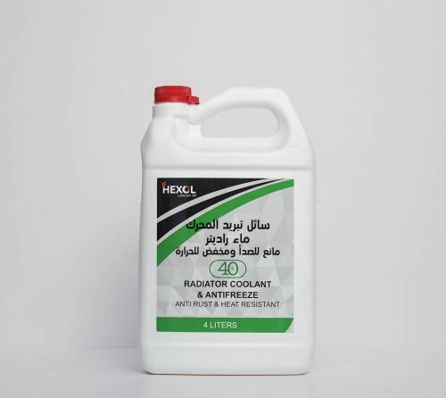 ماء راديتر أحمر 40% 4 لتر