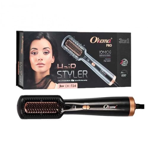 استشوار و فرشاة حرارية من اوكيما OK-724