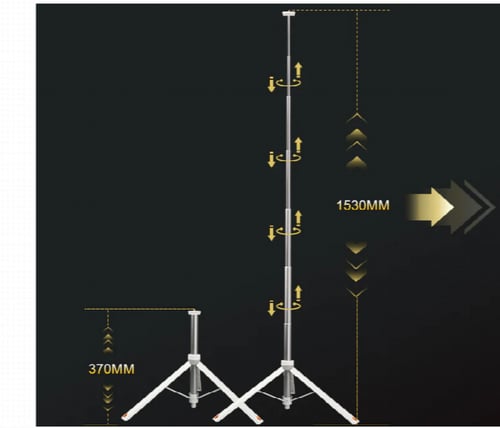 مصباح تخييم متعدد الوظائف