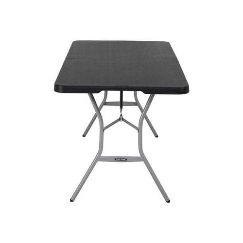 طاولة رحلات قابلة للطوي 6 قدم أسود لايف تايم 80867