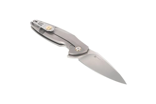 رويك سكين مطوي فضي - M105-TZ