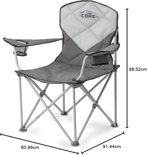 كرسي Quad Chair من CORE رمادي -40019