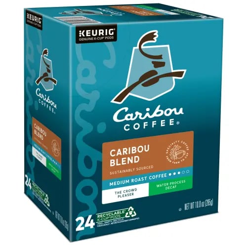 كبسولات قهوة بدون كافيين الخلطة الاصلية من كاريبو...