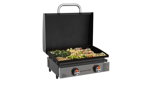 شواية غاز الطاولة 22 إنش مع غطاء من بلاك ستون