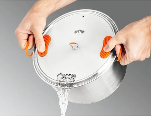 طقم أواني طهي ستانلس ستيل 3 قطع قدر مقاس (3لتر&5لت...